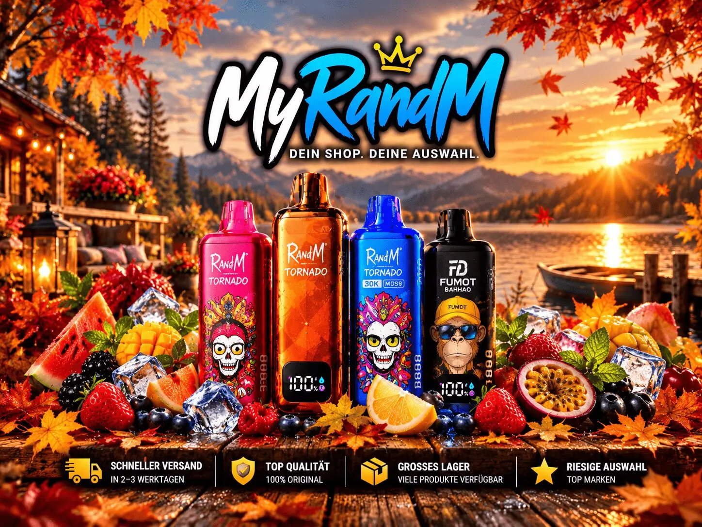 MyRandM – dein Shop für RandM Tornado Vapes